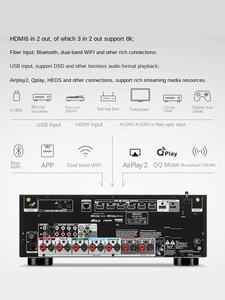 เครื่องขยายเสียง <span class=keywords><strong>Denon</strong></span>/Tianlong AVR-X2800H 7.2 แชนแนล สำหรับระบบเสียงภายในบ้าน รองรับ 8K ผลิตในจีน - Product Image 5