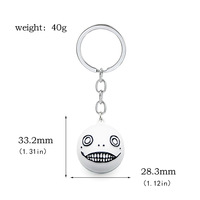 Porte-clés Anime NieR Automata 2B YoRHa No.2 Type B Beastlord Sword Oddity Emil Pendentif Porte-clés Femmes Hommes Porte-clés de voiture Bijoux