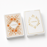 Cartes de jeu de poker personnalisées pour mariage avec boîte, papier 350 g/m², luxe, cartes à jouer uniques, logo personnalisé, impression à chaud