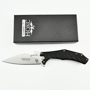 Cuchillo Plegable HOKC OEM para Caza, Hoja de Acero con Punta Caída, Mango de Acero Inoxidable de Cambio Rápido, para Campamento, Supervivencia al Aire Libre - Product Image 6