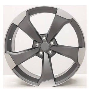 Ruedas de coche cóncavas dobles de 5 radios para Audi A6L A4L A3 <span class=keywords><strong>Sportback</strong></span> Q3 Q5L Q6L <span class=keywords><strong>e</strong></span>-<span class=keywords><strong>tron</strong></span> nueva condición MOQ 4 piezas - Product Image 2