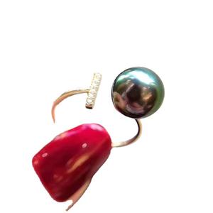 Anneau en argent S925, accessoire de fabrication de bijoux en perles DIY, support pour perles de 7 à 9 mm, édition 10081, tailles 6 mm, 8 mm, 12 mm - Product Image 5