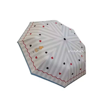 Parapluie pliant compact personnalisé avec structure renforcée pour cadeaux d'entreprise et vente en gros