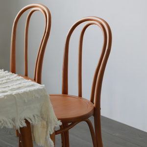 Vendita calda Nordic in legno massello <span class=keywords><strong>retro</strong></span> legno curvato sedia in rattan <span class=keywords><strong>cafe</strong></span> restaurant casa sedia da scrivania sedia - Product Image 3
