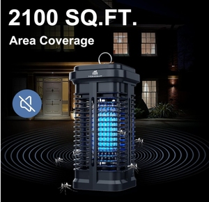 Homes uit 20W Hochleistungs-4000V elektrischer Moskito-Zapper Indoor Outdoor Wasserdichter Bug Zapper Insect Fly Killer für zu Hause - Product Image 6