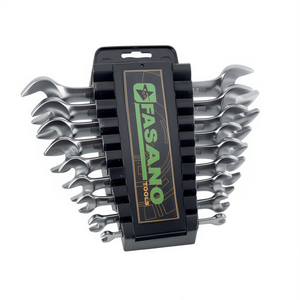 Jeu de clés mixtes Fasano Tools, 10 pièces, métriques, en acier, pour réparation automobile - Product Image 2