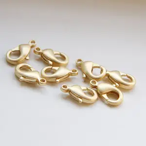 18K Gold colour Lobster clasp Jewelry findings metal Jewelry accessories jewelry findings and components