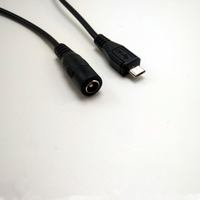 Conector estéreo de 3,5mm a Mini enchufe USB de 5 pines con protección trenzada, chaqueta de PVC para transferencia de datos en teléfonos móviles, cámaras, ordenadores