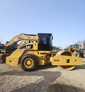 Construction Machines Vibration Smooth <b>Used</b> Caterpillar CS683E <b>Road</b> <b>Roller</b> Cat 18 Ton <b>Road</b> Drum <b>Rollers</b> Compactor Single Drum - Product Image 4
