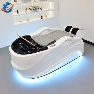 Champú de circulación de agua para cabeza de Spa eléctrico, cama de masaje para lavado de cabello, para peluquería, novedad - Product Image 2