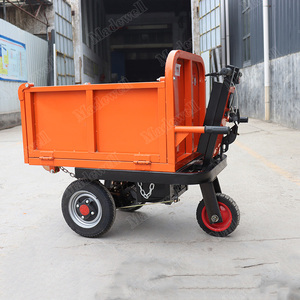 Mini Triciclo Eléctrico Azul de 1170 mm de Largo, Diseño Compacto para Transporte en Construcción - Product Image 5