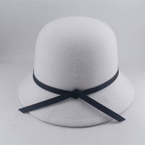 Classic Bucket <b>Hat</b> with Ribbon Bow Design Wholesale Classic Lady Church Cloche <b>Hats</b> <b>for</b> Daily Casual Party Travel <b>for</b> Adults - Product Image 2