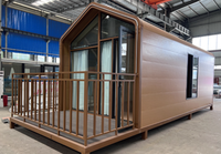 Modèle de maison capsule spatiale écologique et durable avec couleur personnalisable pour usage hôtelier/villa/résidentiel