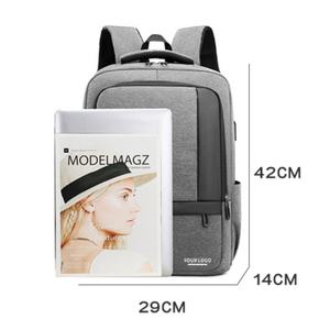 Wholesale Waterproof Customized Men Laptop <b>Backpack</b> with logo <b>Anti</b> <b>Theft</b> Business <b>Backpack</b> Supplier - Product Image 4