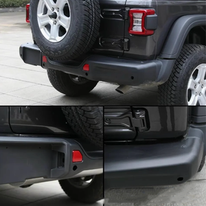 Parachoques trasero de acero y aleación de aluminio para <span class=keywords><strong>Jeep</strong></span> Wrangler JK JL JT, accesorios para automóviles todoterreno 4x4 - Product Image 4