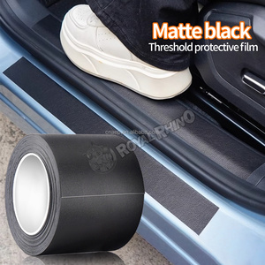 Película protectora de <span class=keywords><strong>coche</strong></span> negra mate, pegatina de piel de rinoceronte impermeable antiarañazos para paneles de alféizar de <span class=keywords><strong>puerta</strong></span> de <span class=keywords><strong>coche</strong></span>, <span class=keywords><strong>Protector</strong></span> <span class=keywords><strong>Interior</strong></span> de umbral - Product Image 3