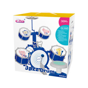 Instrumentos Musicales, Regalos para Niños y Niñas, Batería de Jazz para Principiantes, Percusión Educativa de Plástico, 3 kg - Product Image 1