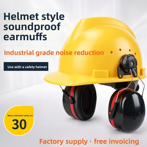 Protège-oreilles insonorisants en ABS de qualité industrielle à fixer sur <span class=keywords><strong>casque</strong></span> pour chantiers de construction – Casques de sécurité anti-<span class=keywords><strong>bruit</strong></span> - Product Image 5