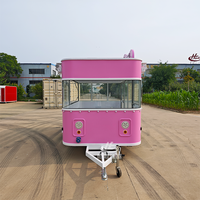 Remolque de Comida Móvil para Comida Rápida, Diseño 2026, Lámina Galvanizada, con Equipo de Cocina Completo