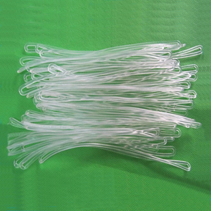 7inch Long Clear Soft Durable Eco-Friendly PVC Bag Tag Loop Straps