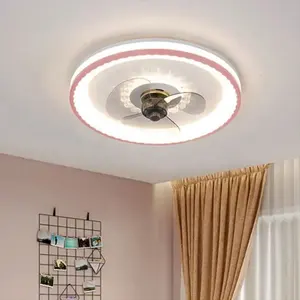 New Design Bedroom Fans Light Bedroom Electric Decorative Home Remote Control Modern Led Ceiling Fan With Light