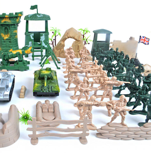 Mini figurines d'action en plastique, soldats, jeu <span class=keywords><strong>de</strong></span> <span class=keywords><strong>l</strong></span>'armée, vente en gros, 100 pièces - Product Image 3