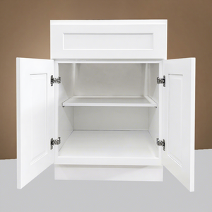 US Local No MOQ B27 Modelo Gabinetes bajos de cocina a la venta Estilo de coctelera moderna Almacenamiento RTA Gabinete Organizadores de gabinetes de cocina de madera - Product Image 1