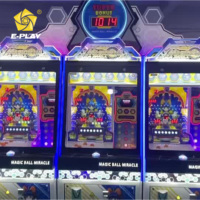 Eplay Machine à pousser les pièces de monnaie en usine Jeu d'arcade 3 Pcs Set Coin-Operated Flippers Arcade Redemption Machine