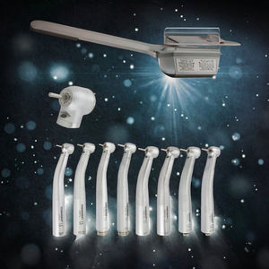 Turbina Dental Eléctrica de Alta Velocidad con Diseño Quirúrgico Creativo, Fibra Óptica, Acoplador de 6 Pines, Cabezal Estándar/Torque - Product Image 3