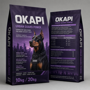 Alimentation pour chiens de garde avec soutien immunitaire et L-<span class=keywords><strong>Lysine</strong></span> pour Dobermans, Boxers, chiens de garde, sans céréales, certifié FDA, 10kg 20kg OEM - Product Image 1