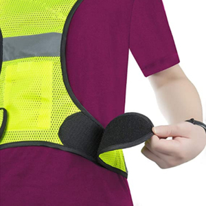 <span class=keywords><strong>Gilet</strong></span> de sécurité réfléchissant à LED rechargeable par USB, haute visibilité, pour la course à pied et le cyclisme, avec support pour téléphone - Product Image 5