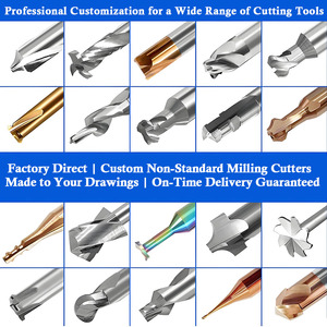 Fabricante profissional Personalizado <span class=keywords><strong>CNC</strong></span> Não-Padrão Solid Carbide Milling Cutter OEM End Mill <span class=keywords><strong>Drill</strong></span> Bit Solid Tungsten - Product Image 2