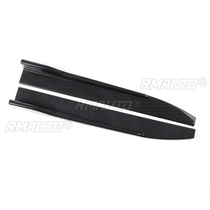 Alerones Laterales Universales para Automóvil de 80 cm, Negros/Fibra de Carbono/Rojos, Divisores de Parachoques, Alerones Laterales para Carrocería - Product Image 3