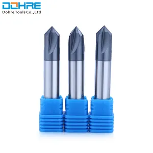 DOHRE High Precision Special Solid Carbide Down Cut Chamfer End Mill Cutting Tool Supplier