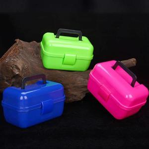 Hot verkopende mini draagbare visgerei opbergdoosje kleine gereedschapskist dubbelwandige PP opbergbox - Product Image 1