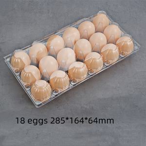 Carton à œufs réutilisable en plastique transparent, capacité 30 œufs, plateau transparent pour usage familial et pastoral - Product Image 6