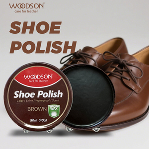Cire <span class=keywords><strong>à</strong></span> <span class=keywords><strong>chaussures</strong></span> WOODSON 50ml marron hydratante, nettoyant cuir imperméable, huile de restauration et de polissage pour <span class=keywords><strong>chaussures</strong></span> - Product Image 4