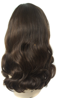 Perruque Kosher juive en cheveux humains vierges, dentelle suisse HD, nœuds invisibles, ondulée, densité 130, certifiée par un rabbin, Sheitel pour femmes
