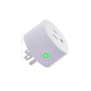 Tuya con Alexa Google Wireless Wifi Smart Plug USA assistente di controllo vocale casa intelligente 10A 320 C14 presa di corrente 1 prese