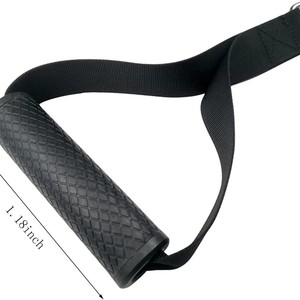 Poignées de traction Junhua pour bandes de résistance, poignées en caoutchouc, équipement de fitness, accessoire de corde de tension - Product Image 4