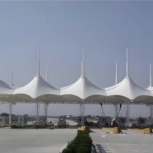 Đường cao tốc trạm thu phí trạm xăng cấu trúc màng tán mái thép cấu trúc Giàn - Product Image 4