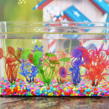 モダンスタイルシミュレーション水槽工場直販プラスチック人工花装飾魚タンク用 - Product Image 6