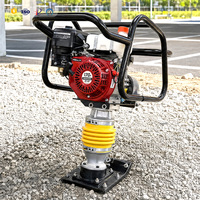 Pilonneuse thermique haute performance 170F, compacteur à saut de 40-65 mm, 380V 5.5-6.5W, pour diverses surfaces.