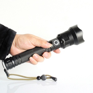 Lampe de poche de randonnée en plein air rechargeable étanche lumière de zoom forte transfrontalière pour l'éclairage de surbrillance d'urgence de pêche de nuit - Product Image 1