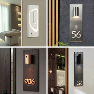 Targa Moderna Minimalista con Numero Civico e Illuminazione a LED, Montaggio a Parete per Appartamenti/Ville/Hotel - Product Image 3