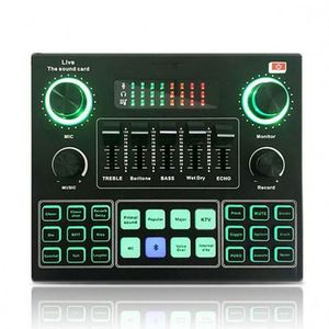 Interface de mixage audio USB d'usine, carte son externe Bluetooth pour microphone, pour téléphone, ordinateur, enregistrement en direct - Product Image 1