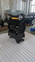 Attache rapide hydraulique RSBM pour excavatrice, rotateur inclinable pour excavatrices de 1 à 50 tonnes, certifiée ISO9001