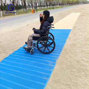 Tapete de Playa Resistente de 5 pies con Filtro de Arena para Rutas de Acceso en Silla de Ruedas, Tapete de Playa de Tela de Poliéster - Product Image 4