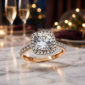 Bague de luxe faite à la main en or 22 carats brillant pour femme, conçue pour les mariages, les fiançailles, les événements festifs et les occasions élégantes - Product Image 2
