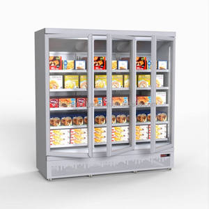 Congelador Vertical Comercial de Una Sola Temperatura para Exhibición en Supermercados, Tiendas de Conveniencia, Refrigeración de Frutas y Verduras - Product Image 2